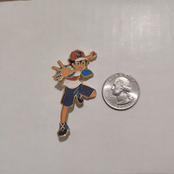Pokemon Anime Ash Ketchum Generations Enamel Pins Set 7 Official Nintendo Badges - Picture 4 of 8